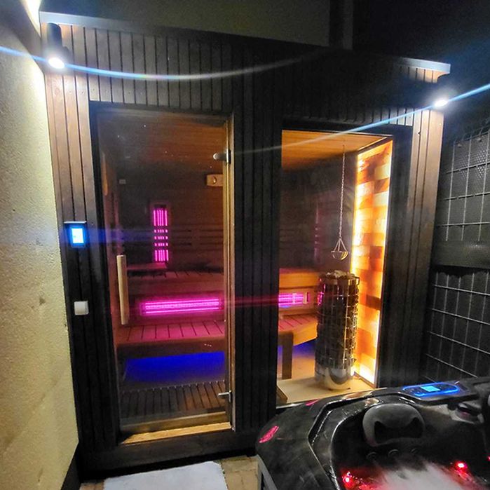 Sauna ogrodowa Olaf 235 cm x 175 cm