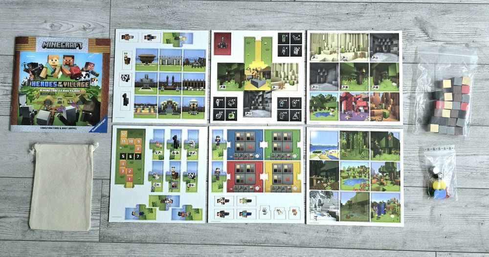 Gra planszowa Minecraft dla dzieci: Uratuj wioskę Ravensburger