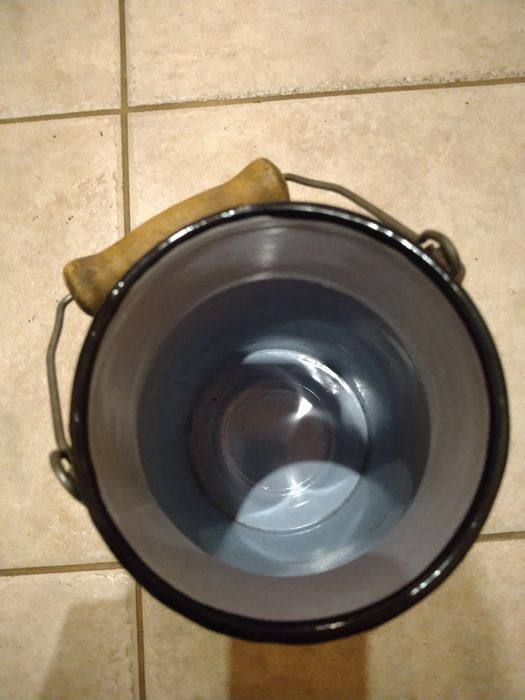 Bańka na mleko z uchwytem PRL