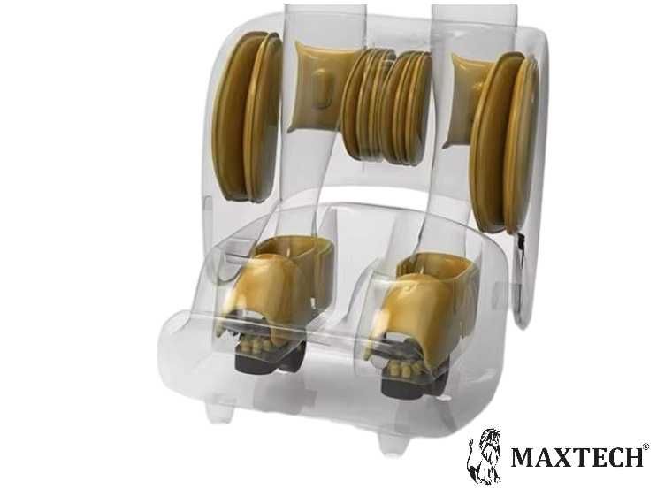 Masażer stóp i łydek Uciskowy z rolkami Shiatsu wibracją grzaniem