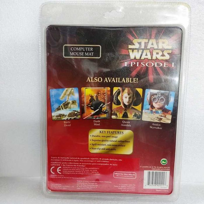 Tapete de rato Star Wars Episode 1 vintage 1999 The Phatom Menace The Battle Droids on the attack