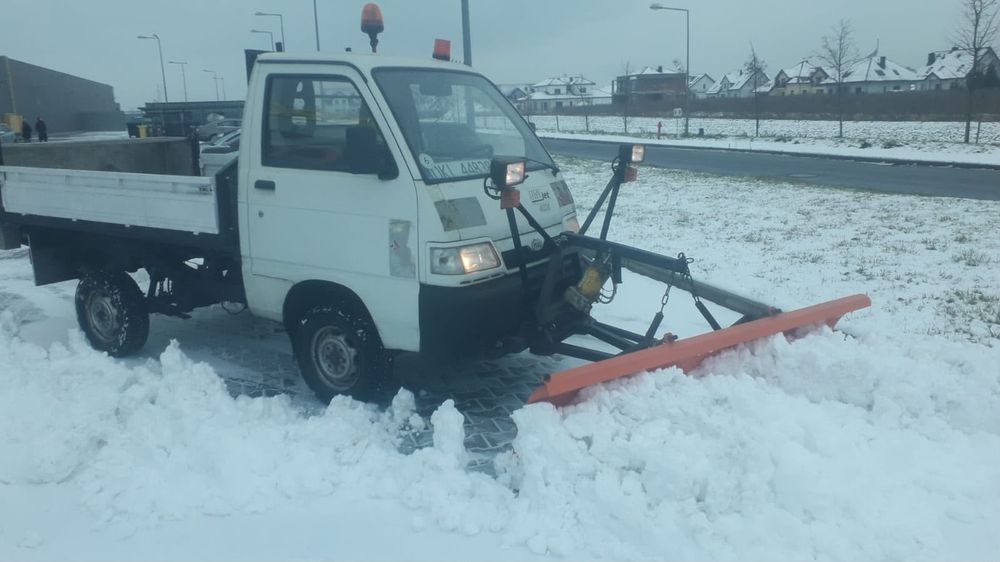 Pług śnieżny solarka Pfau 4x4 kiper wywrotka