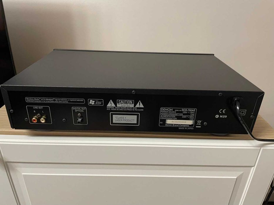 DENON DCD-700AE czarny odtwarzacz CD MP3 WMA Made in Japan