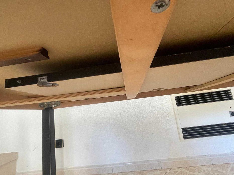 Mesa de jantar extensível preta