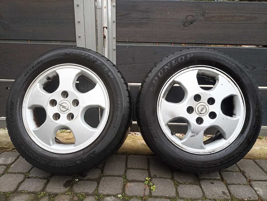 koła alufelgi opel astra g vectra meriva 5x110 opony 195/60 R15