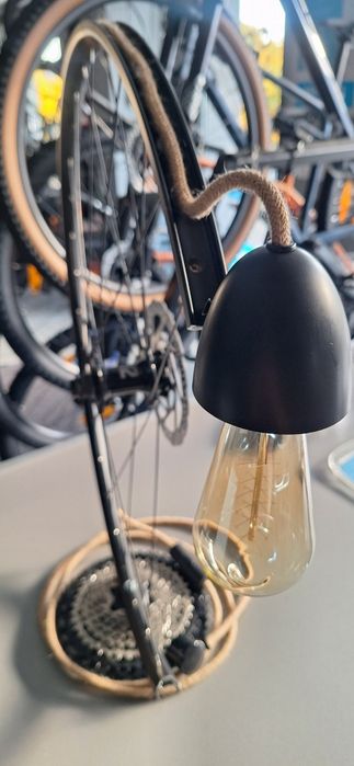 Lampa ozdobna / rower / handmade / loft