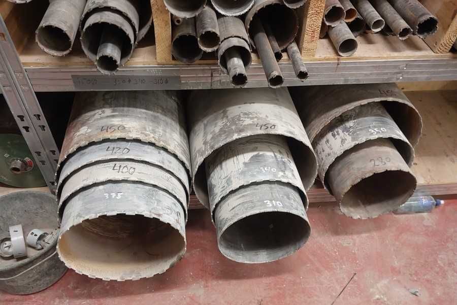 Sprzedam koronki, otwornice diamentowe fi-230mm l-500mm