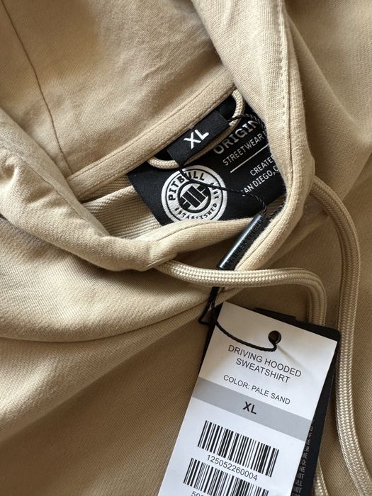 Bluza z kapturem Pitbull XL beżowa nowa