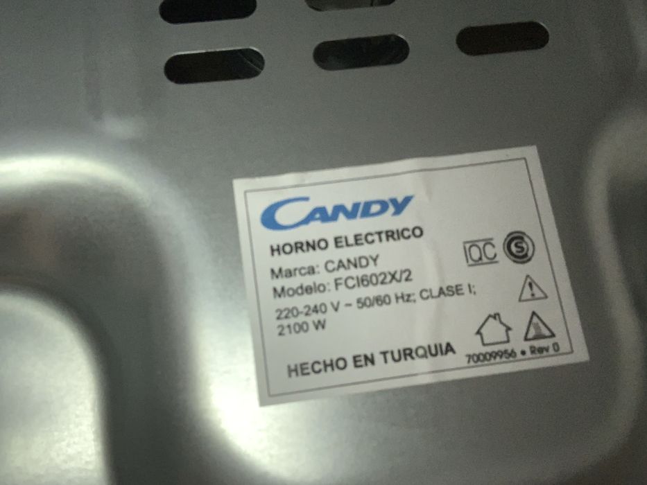 Forno e placa vitroceramica Candy