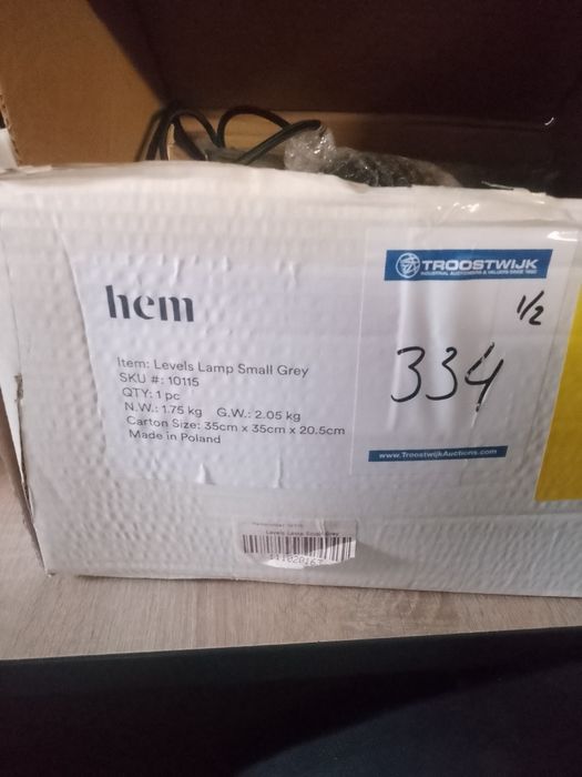 HEM Levels Small Grey designerska lampa wisząca E27