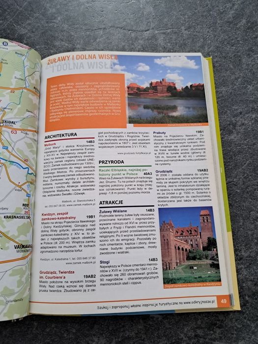 Przewodnik turystyczny po Polsce.