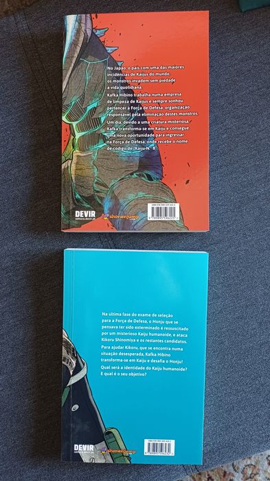 Manga Kaiju 8 Vol. 1 e 2 em Português