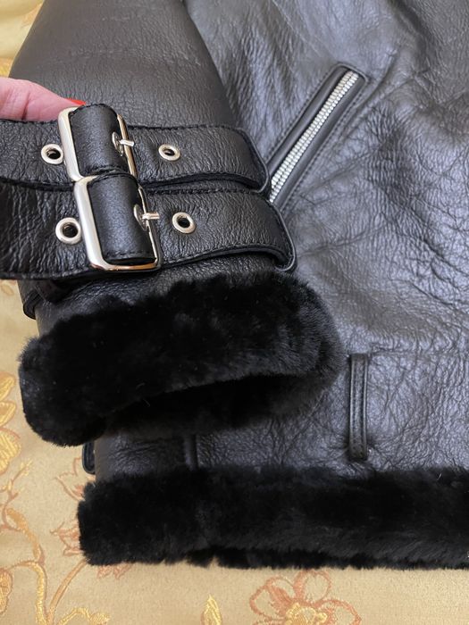 Жіноча натуральна дублянка. Модель Авіатор. Нова. Розмір Л-ХЛ!