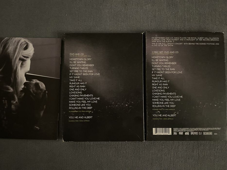 Koncert Adele Live At The Royal Albert Hall płyta DVD i cd