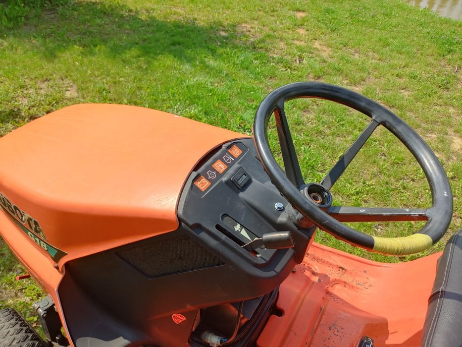 Traktorek / Kosiarka KUBOTA G18 diesel 3 cylindry.
