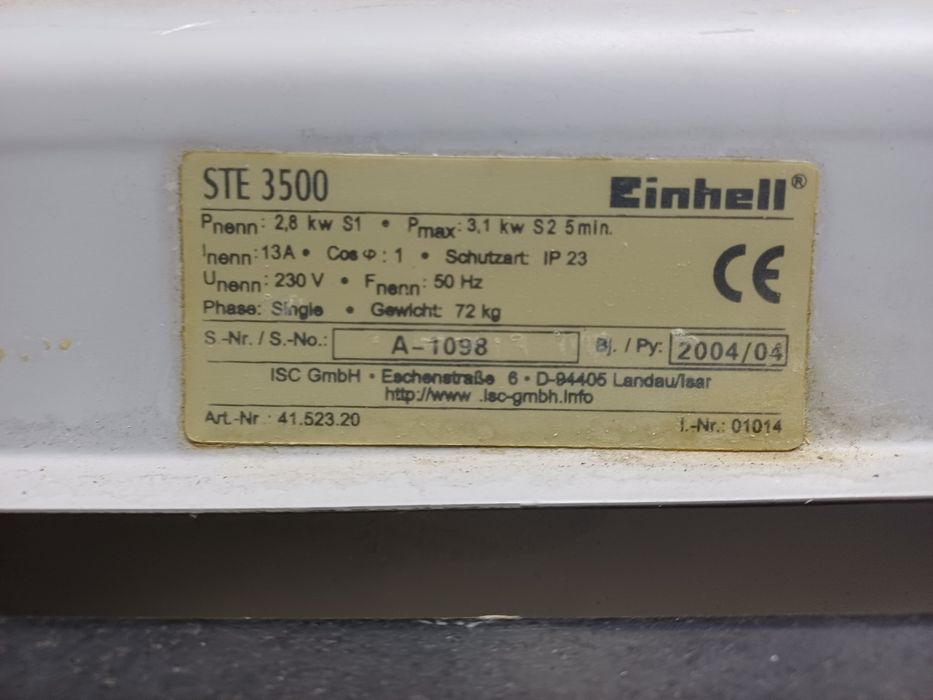 Генератор б.у з Німеччини Einhell 3.1kw