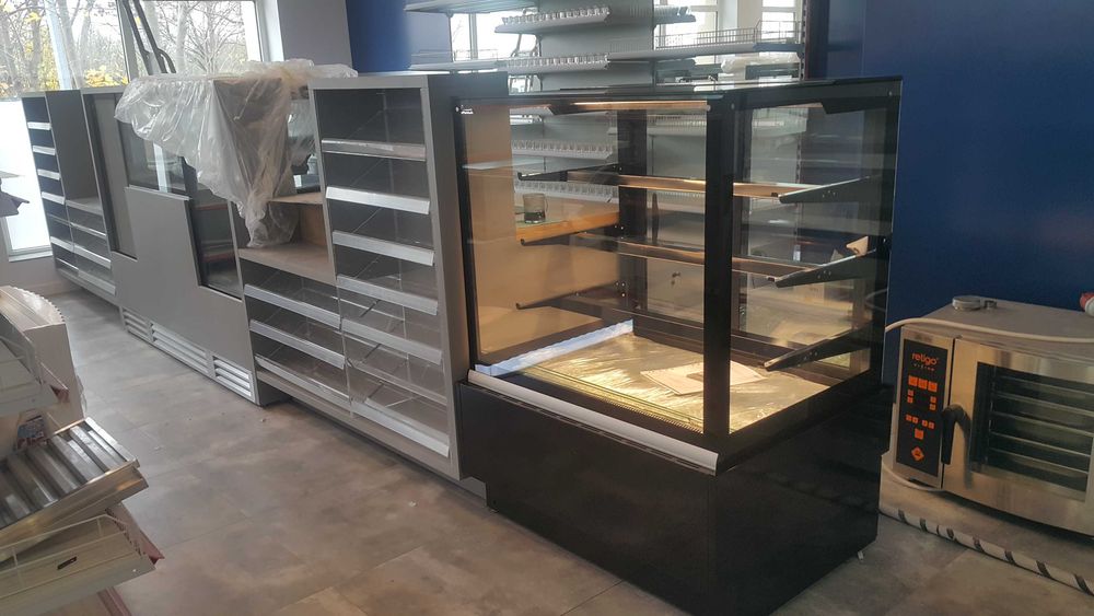 NOWA "od ręki" 153cm lada JUKA cukiernicza chłodnicza witryna DOSTAWA