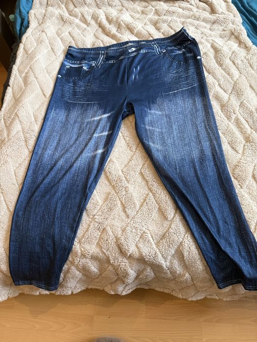 Legginsy imitacja dzinsow