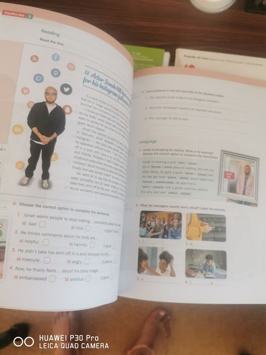 Cadernos de actividades 8 ano