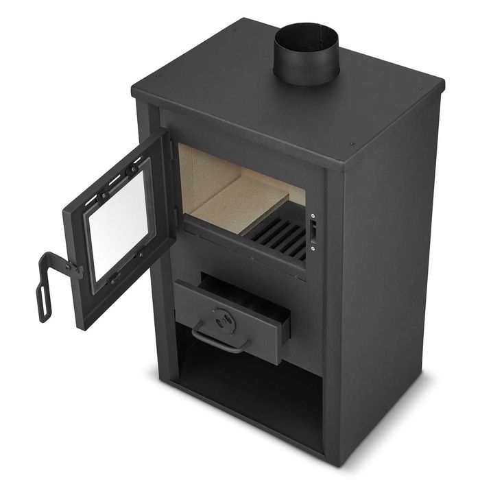 Piec kominek wolnostojący stalowy koza BLIST B1e 9 KW - NOWE