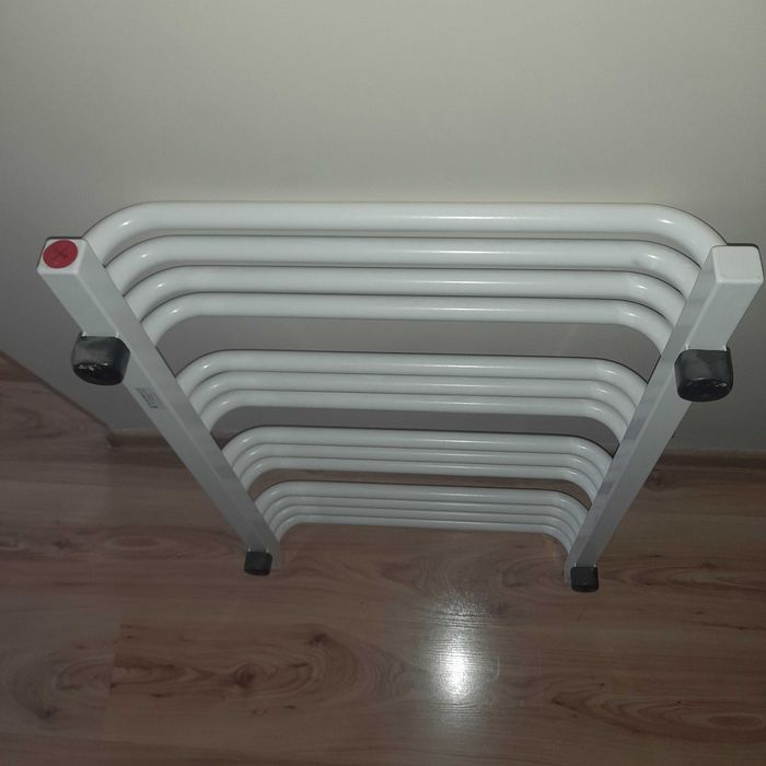 Grzejnik Łazienkowy Suszarkowy Biały Zasilanie Boczne 760x500-445W