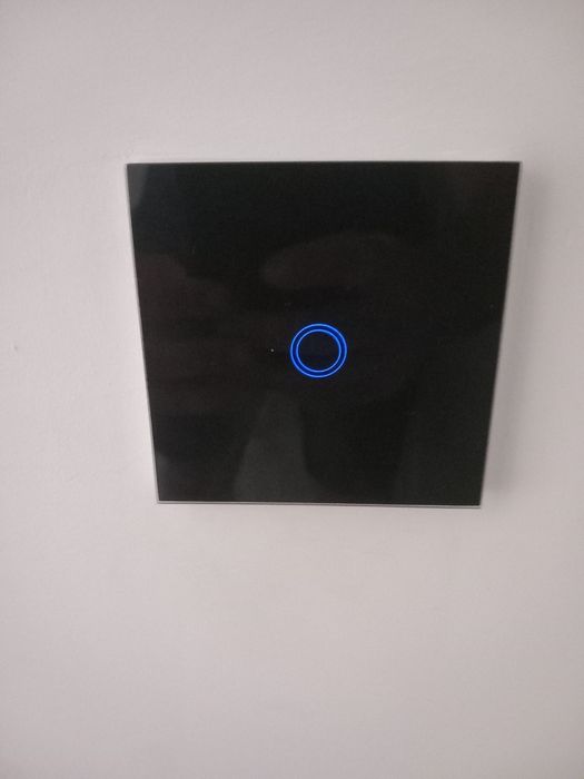 Interruptores Tácteis de Vidro Pretos – Novos