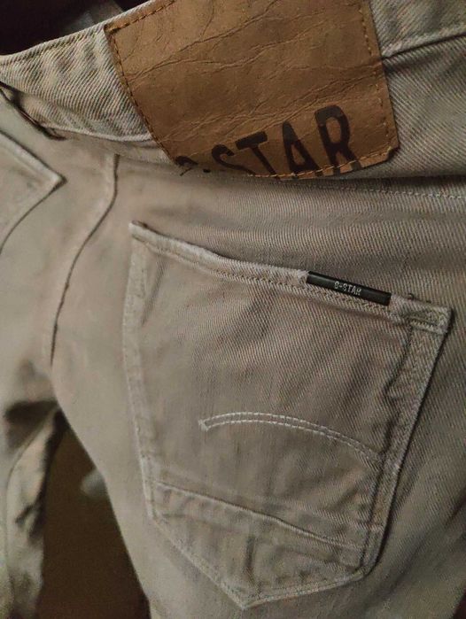 Джинсы G-star Raw arc 3d slim jeans Holland w29 beige.