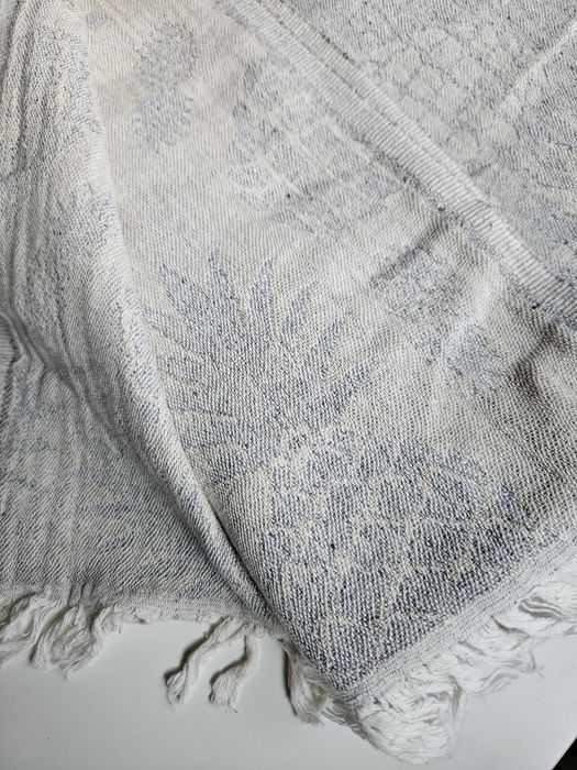 Bawełniany ręcznik plażowy, do sauny Peshtemal w ananasy szary