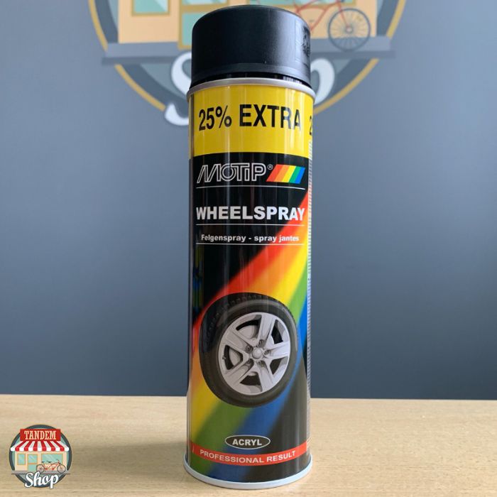 Фарба (емаль) для коліс и колісних дисків Motip Wheelspray 500 мл
