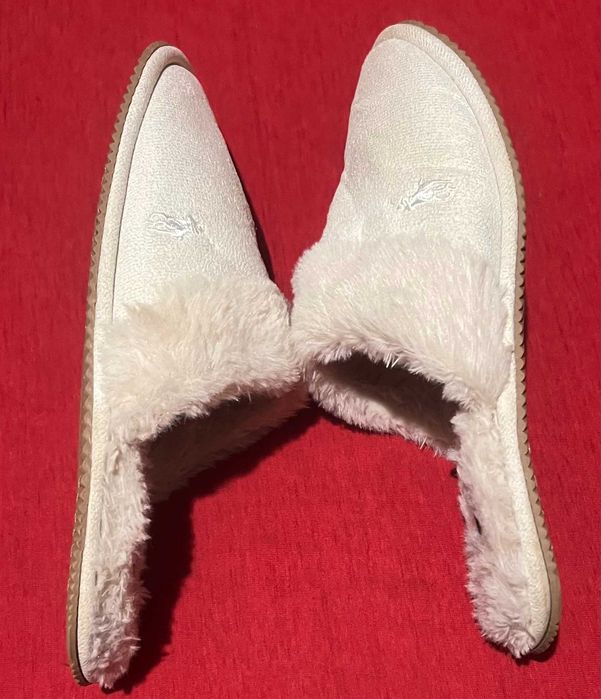 Элит бренд Ralph Lauren уютные тапочки р.37/38 24см как новые!