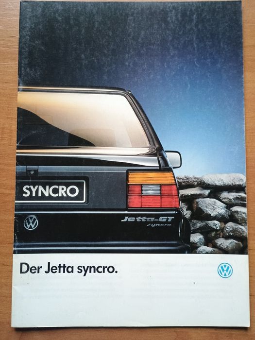 Prospekt VW Jetta Syncro 91  4x4