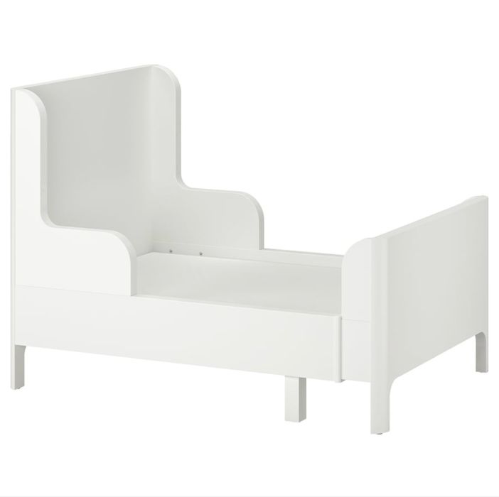 Cama extensivel Busunge branca com colchão (como novos)