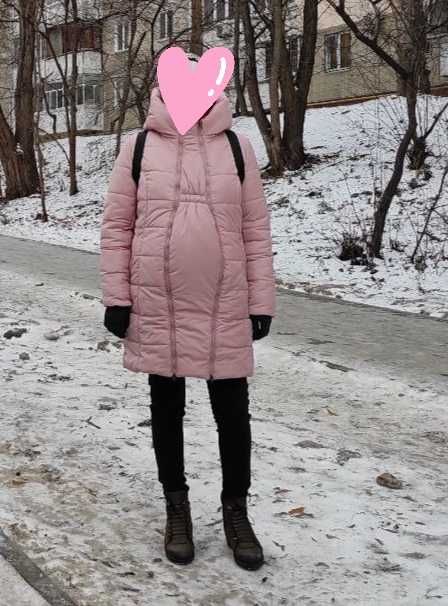 Куртка зимова для вагітних 2 в 1 фірми YulaMama