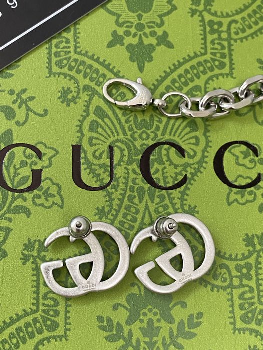 Сережки і браслет guссі