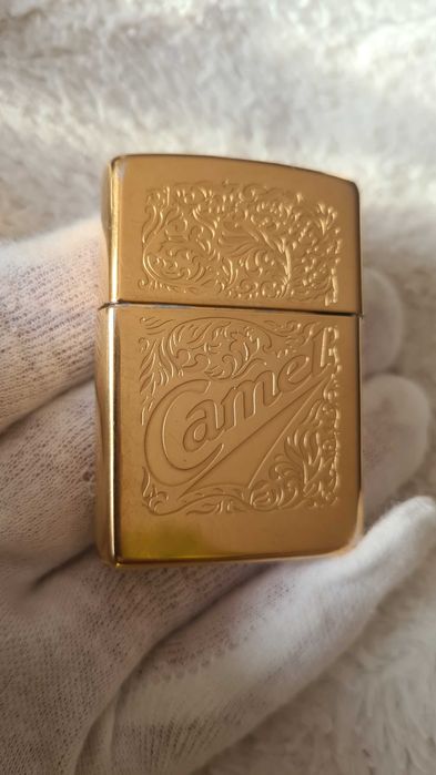 Zapalniczka Zippo Camel 24k. Gold Plate.