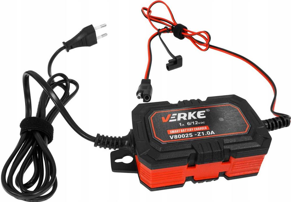 PROSTOWNIK Ładowarka Akumulatora 6V/12V 1A ŻEL AGM VERKE