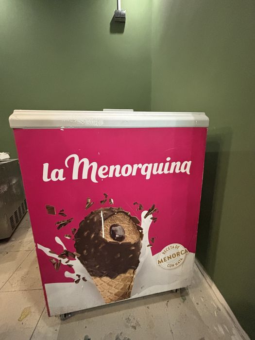 La Menorquina chest freezer.