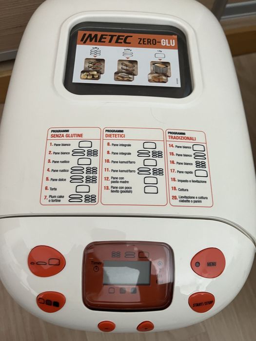 Máquina para pão e bolos IMETEC Zero Gluten