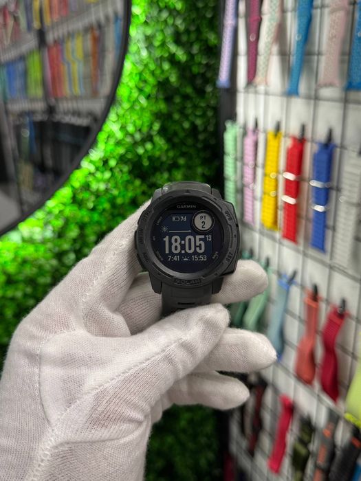 Garmin Instinct Solar Graphite | Гарантія | Trade-In | Оригінал | Магазин WATCHMANIA