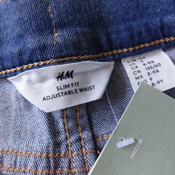 Spodnie jeansowe chłopięce Superstretch Jeans H&M r.134