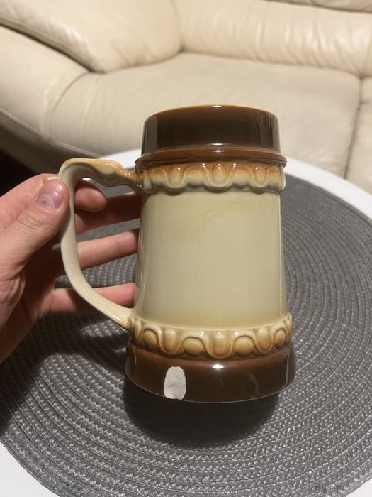 Kufel do piwa kolekcjonerski Tułowice polska porcelana prl
