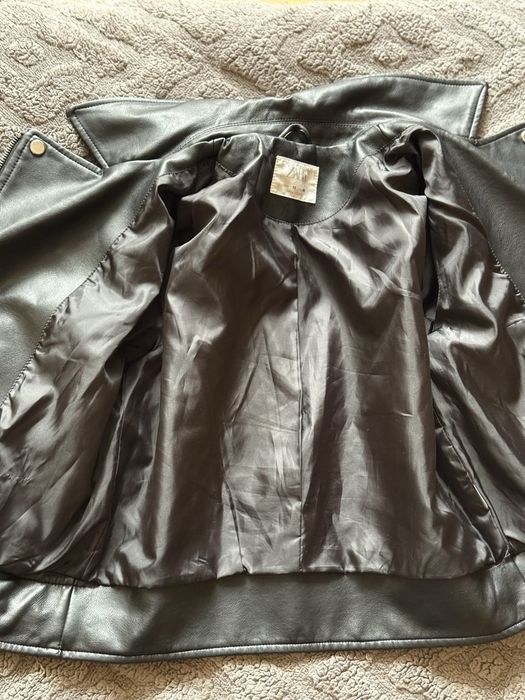 Кожаная куртка ZARA