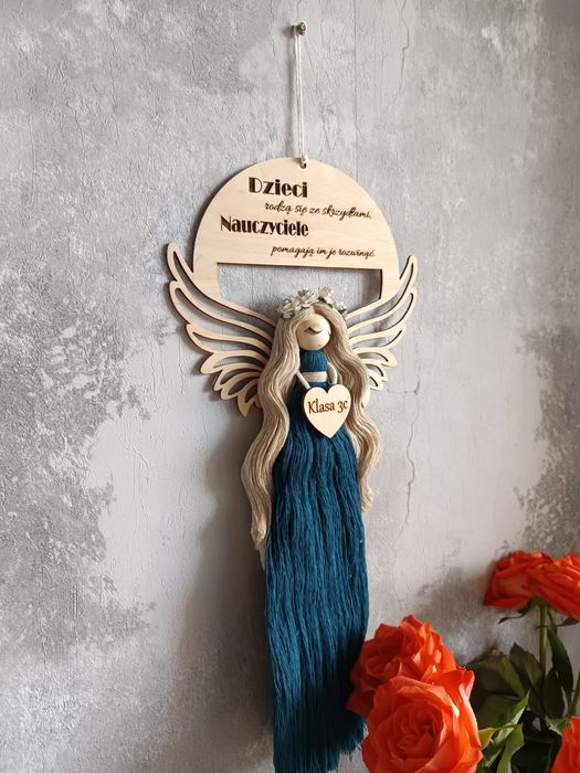 Anioł stróż, zakończenie szkoły,roku szkolnego,prezent dla nauczyciela