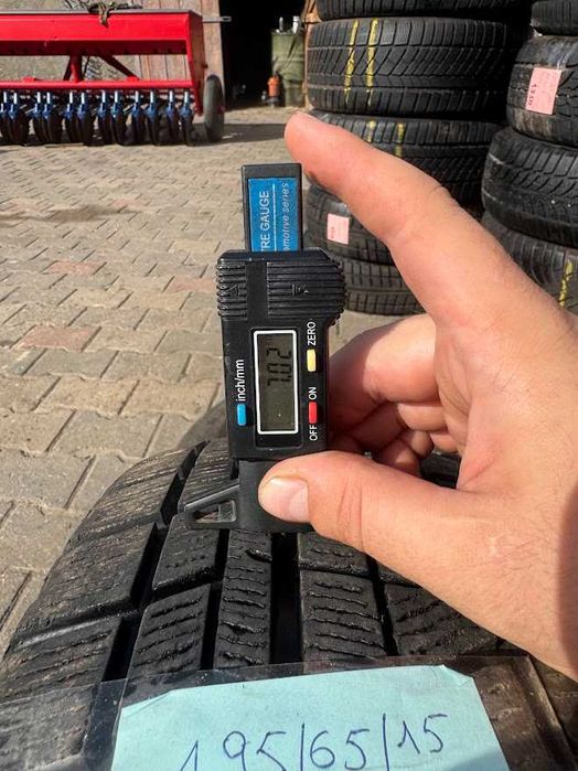 шини скати колеса 195 65 15 Yokohama 7 mm 2 шт зима