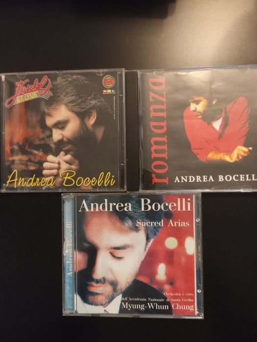 Andrea Bocelli zestaw trzech CD