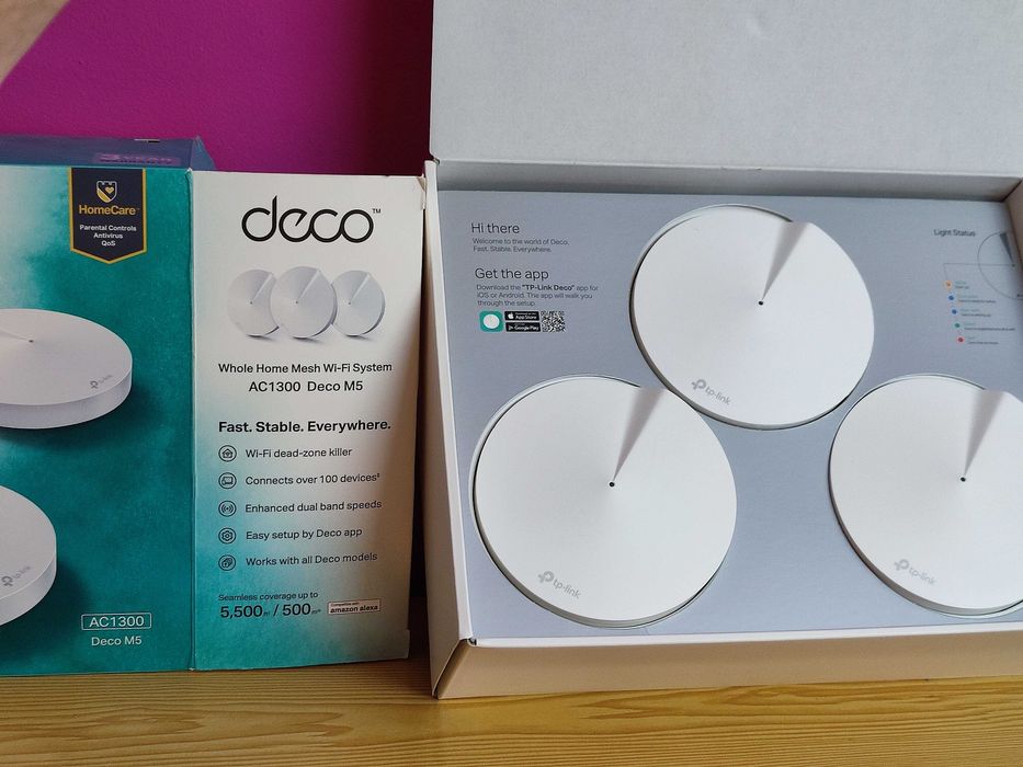 3x TP-Link Deco M5 Wi-Fi Mesh