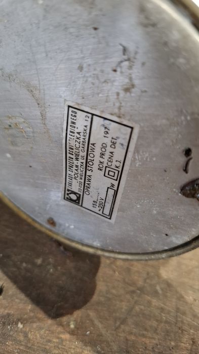 Lampka Nocna Zabytkowa PRL