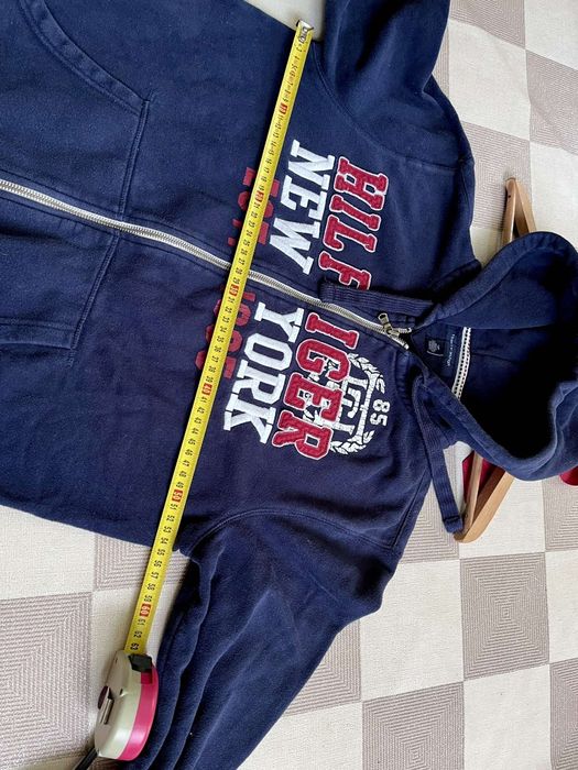 Tommy Hilfiger orginalna bluza sportowa rozpinana S/M kaptur vintage