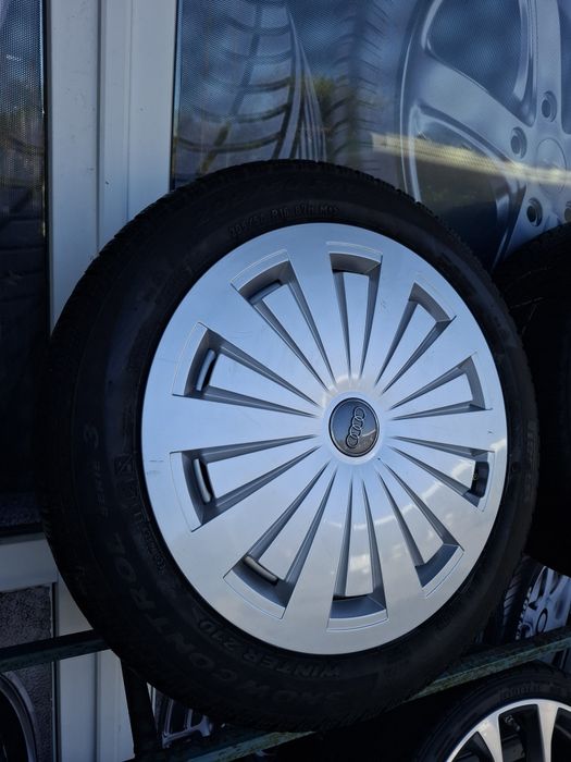 Диски с резиной R-16, 5*112 ковка Audi