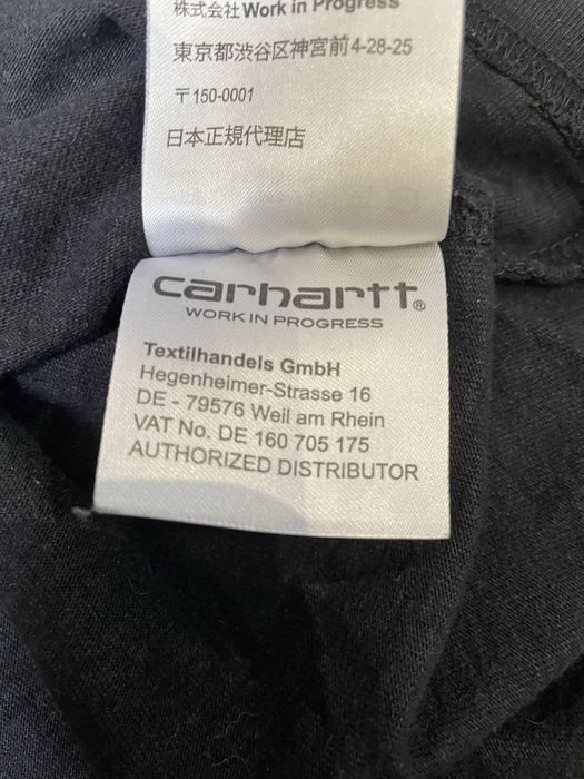 Футболка Carhartt WIP S/S University T-Shirt Чорна (Оригінал)